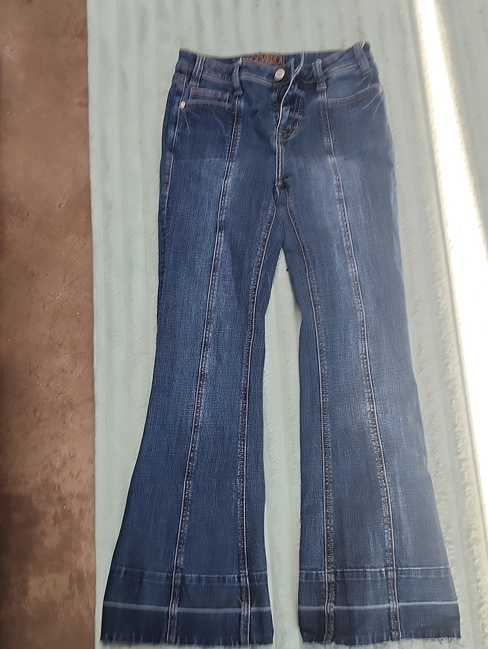 Women's Dark Blue Rock And Roll Jeans